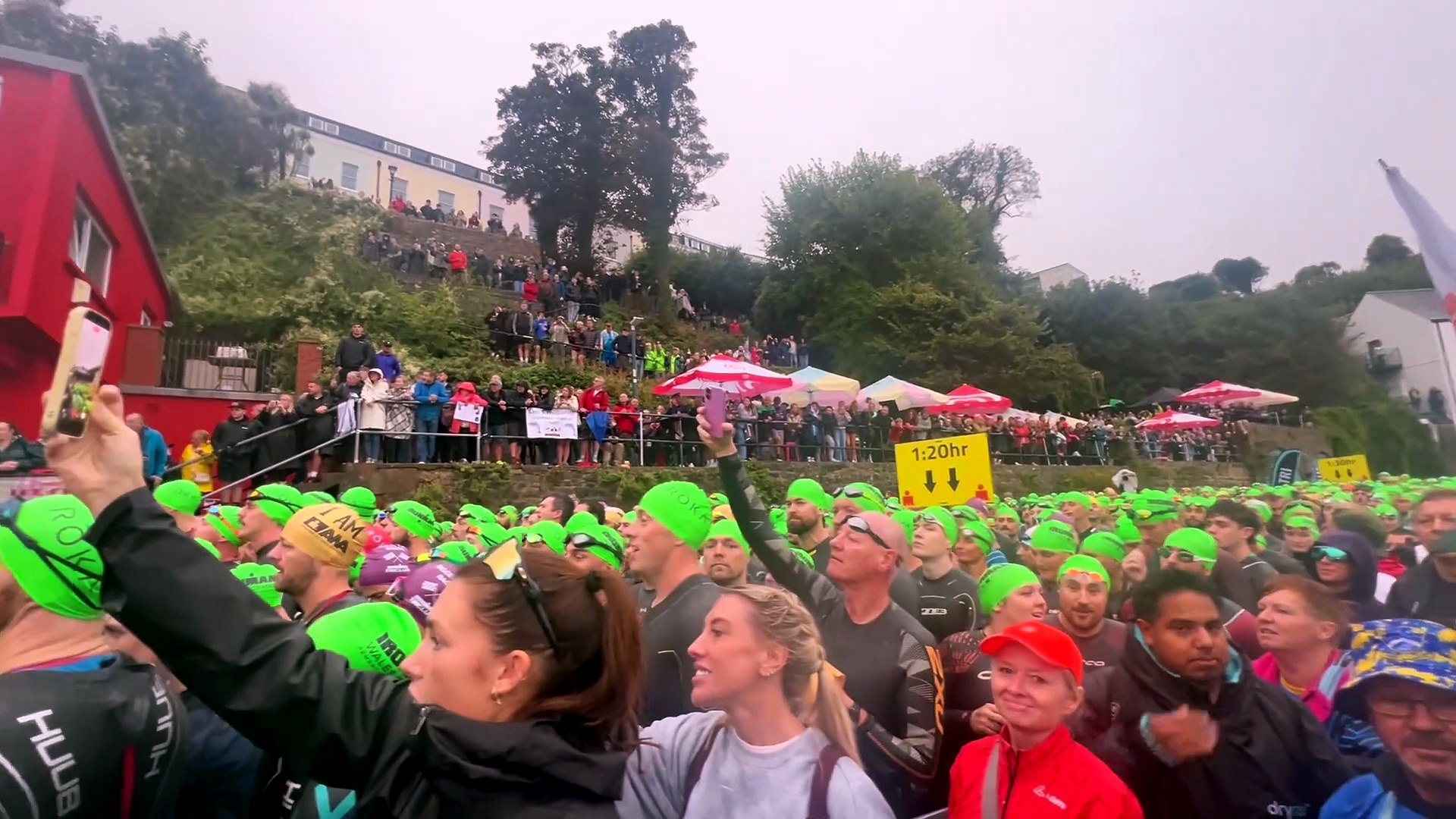 Welsh national anthem kicks off Ironman Wales 2026 in Tenby