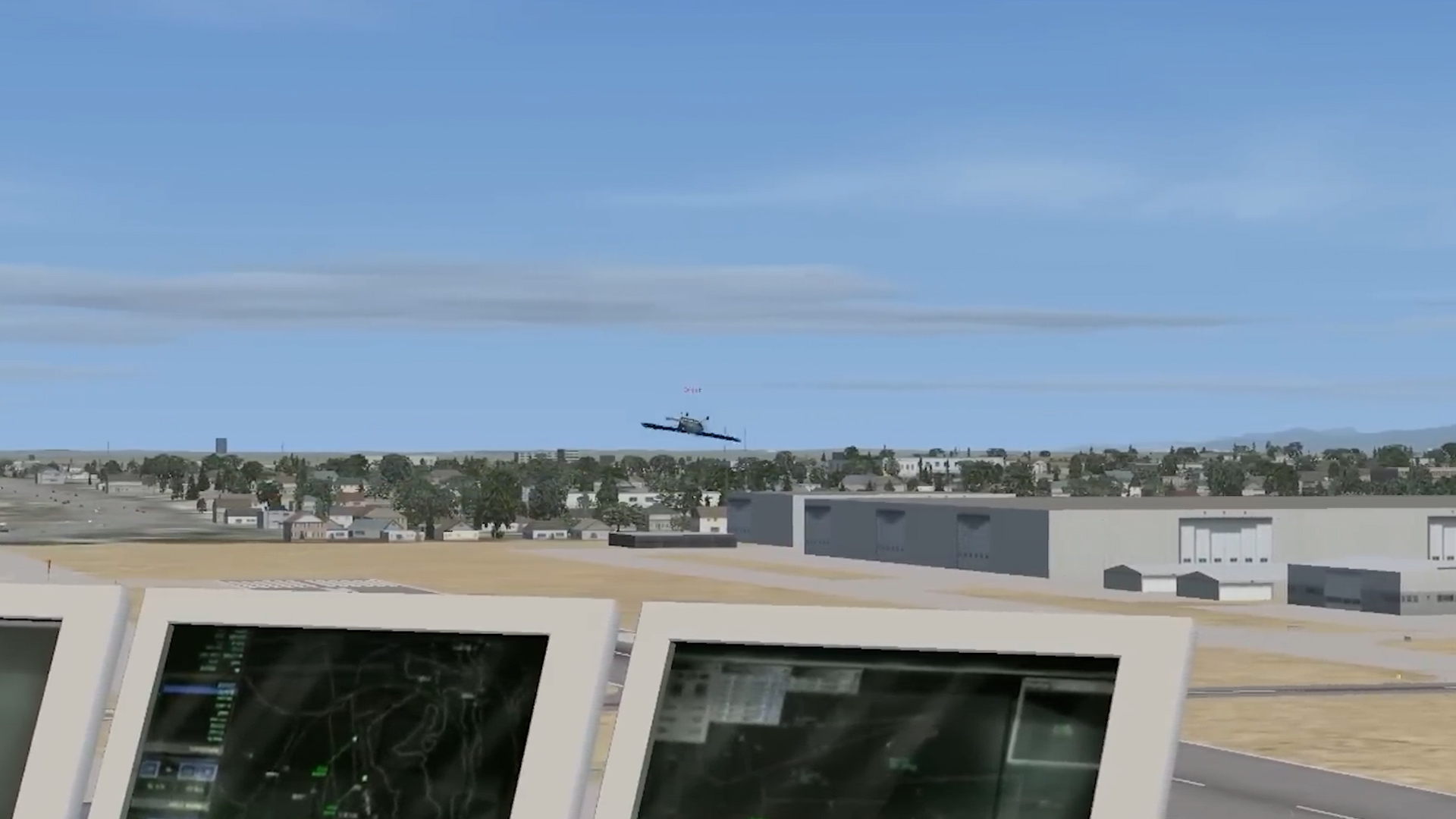 Meanwhile, air traffic control in Flight Simulator X (multiplayer)