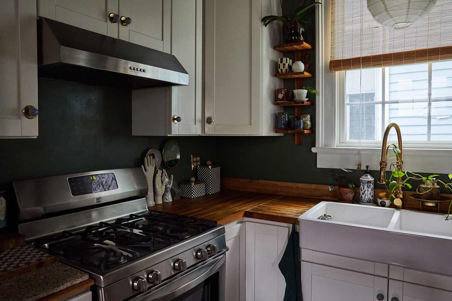 I've Never Seen a Kitchen Island Use Tile to Cleverly to Hide Clutter ...