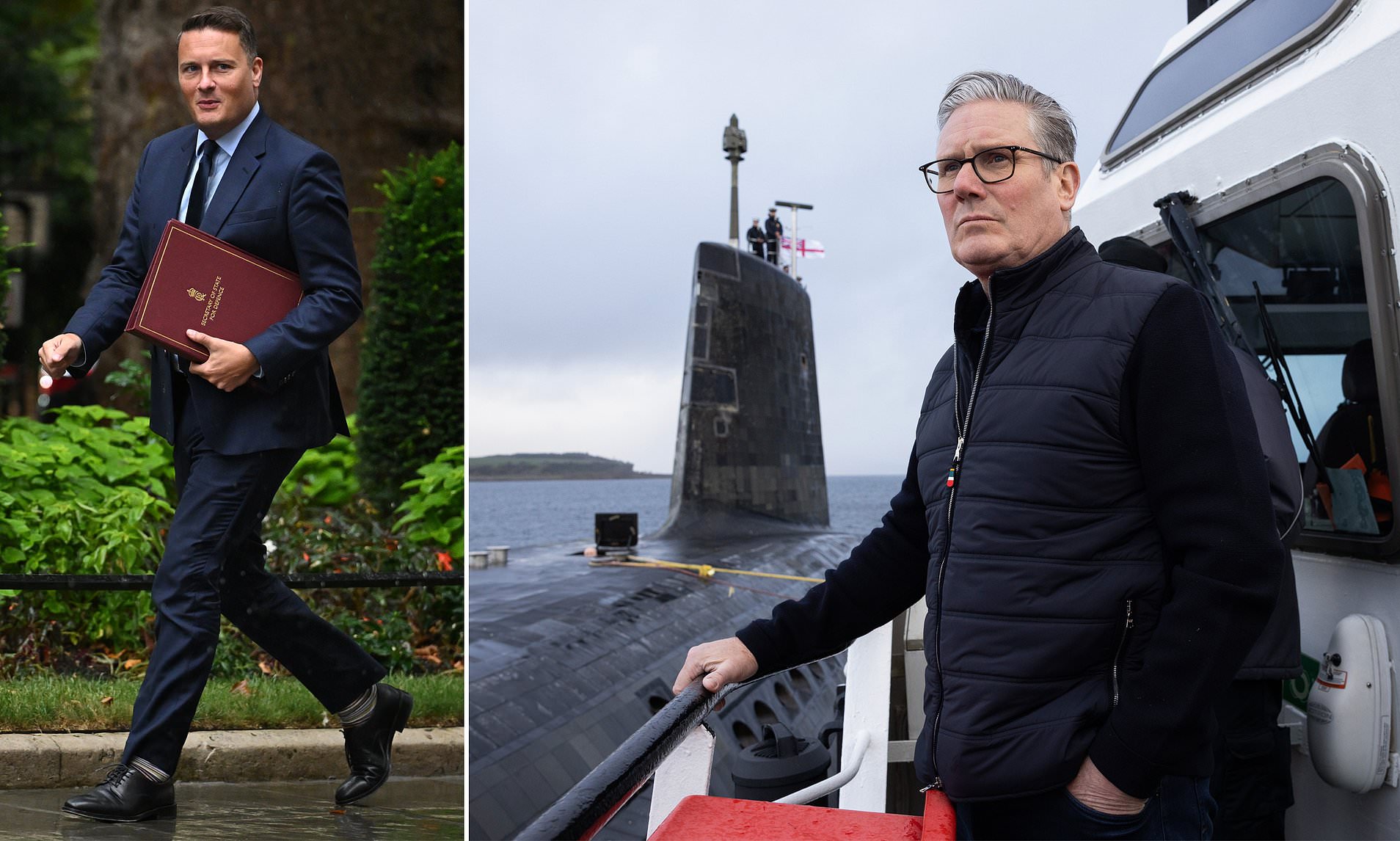 Labour won't order new nuclear submarines for Royal Navy until 2028, Wes Streeting admits