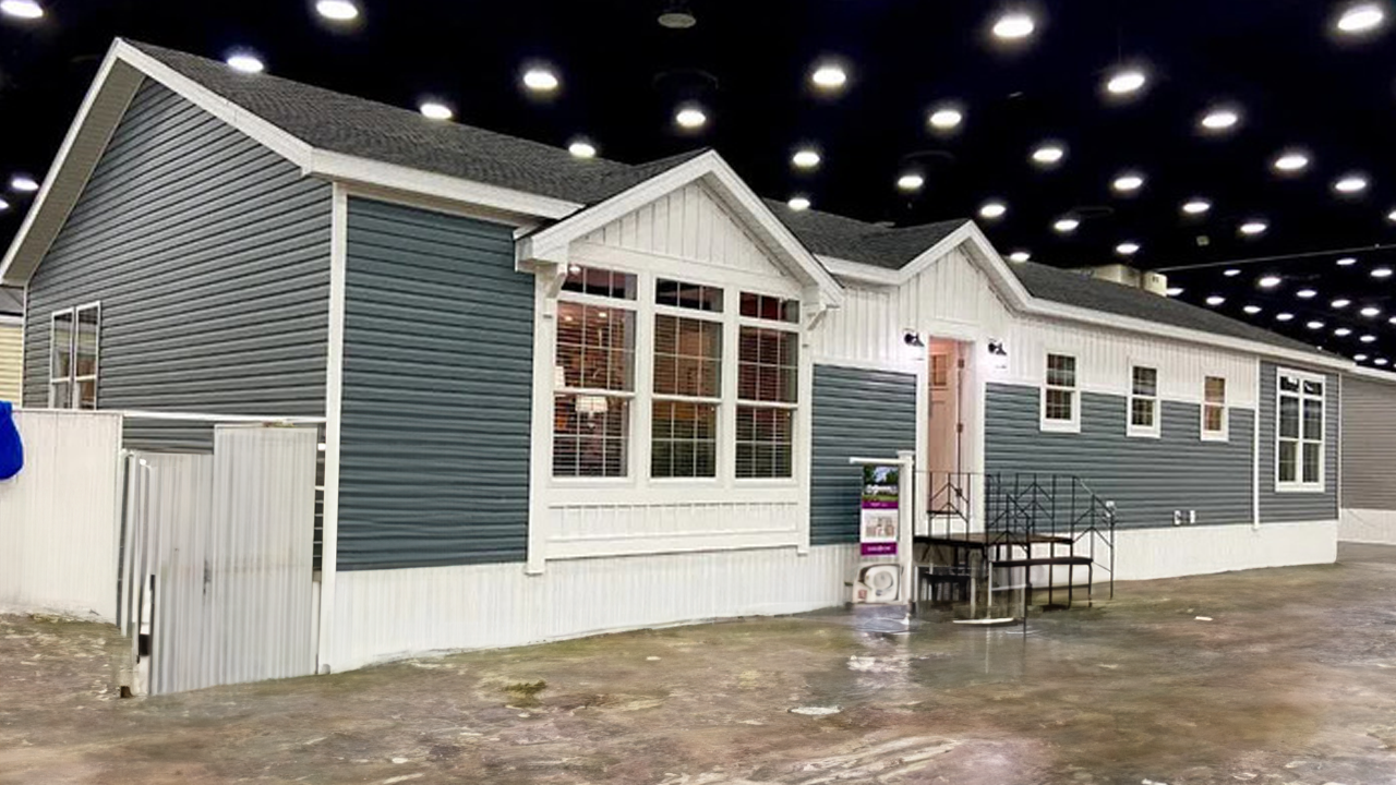 A raised roof sets this just-released modular home apart