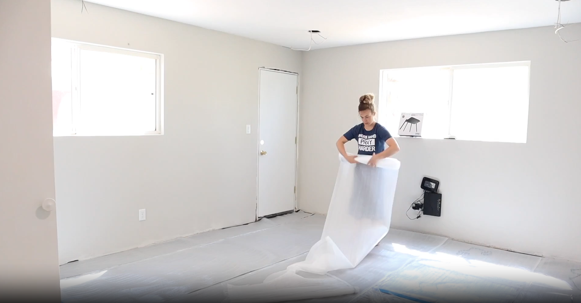 Major renovation surprise: see our new carpet!