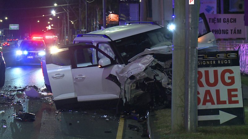 Man fighting for life, eight others injured, after Sydney horror crash