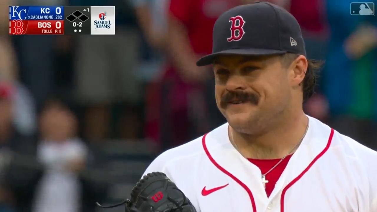 Moment: Boston's Tolle throws immaculate inning