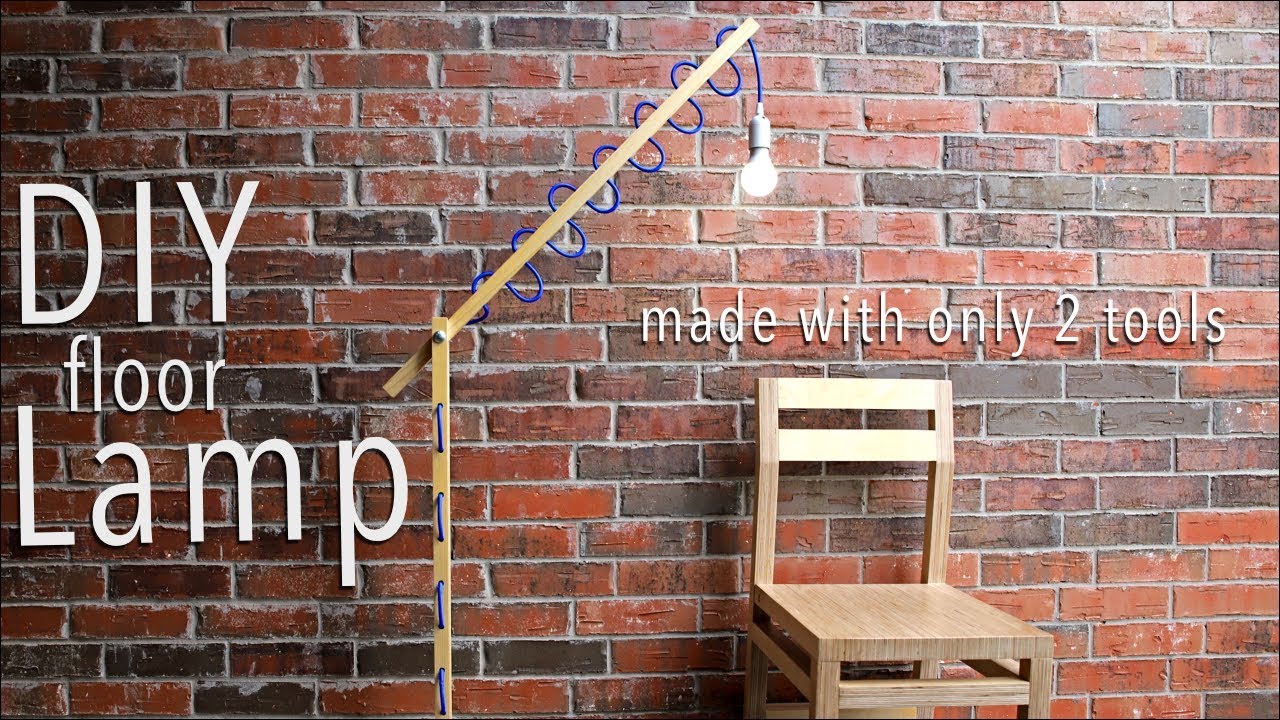 2 tools: build this floor lamp today