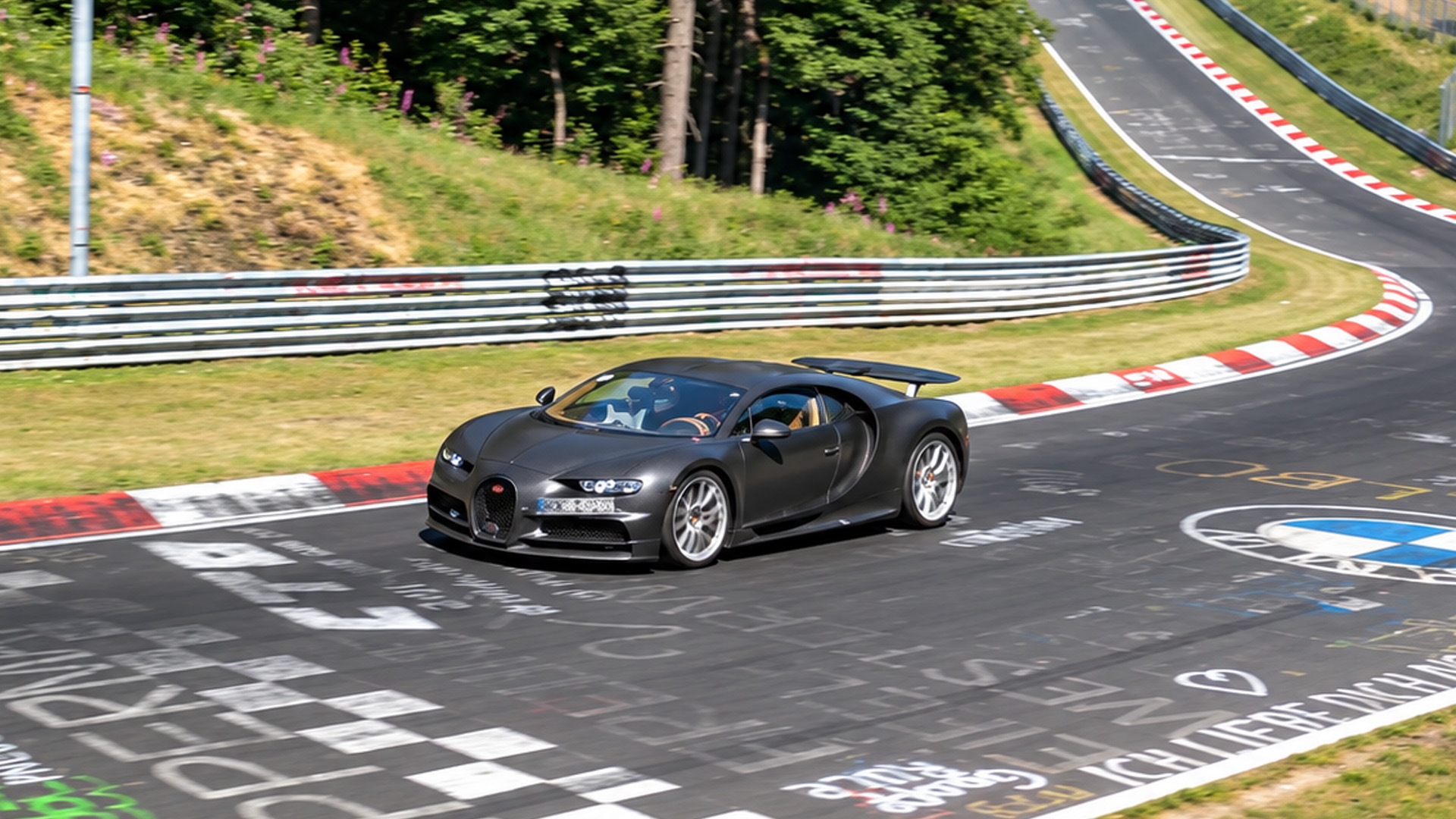 Bugatti Chiron takes on the Nürburgring track