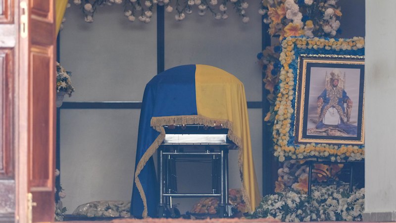 World's youngest king laid to rest as succession battle erupts amid claims of secret child