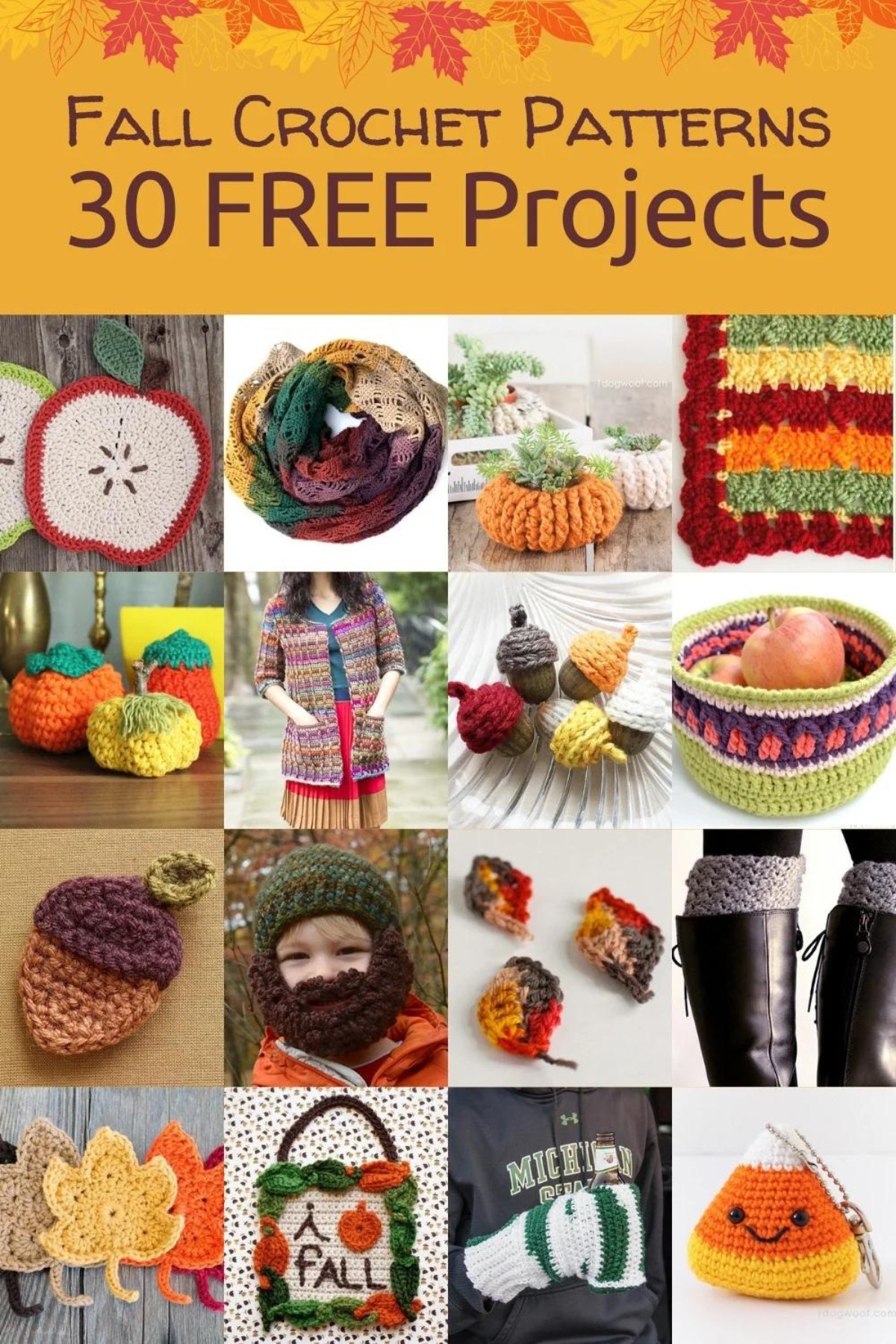 Free fall crochet patterns you’re going to love