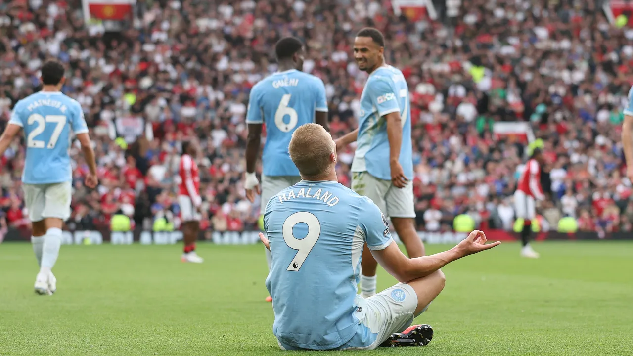 Why was Erling Haaland's goal for Man City against Man United allowed?