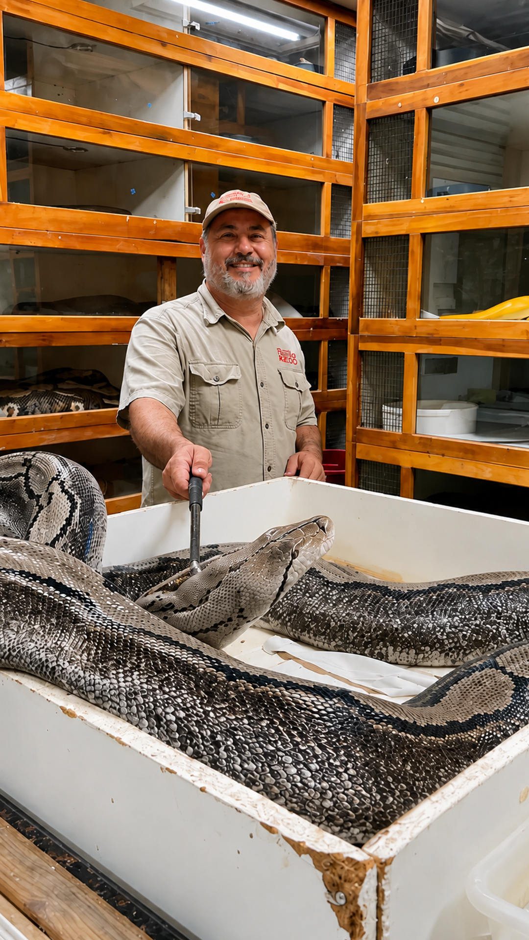 Massive python attacks the second a handler looks away