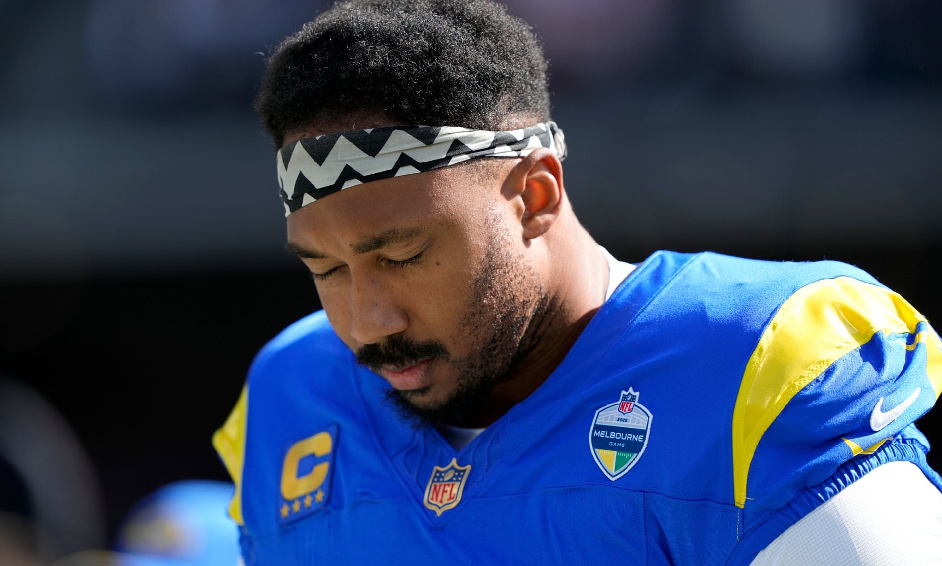 Huge blow for Rams as $208m star man Myles Garrett heads for knee surgery after just one appearance