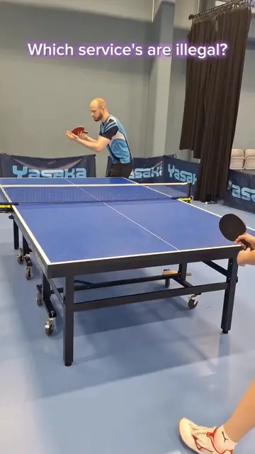 Are these table tennis serves legal or illegal?