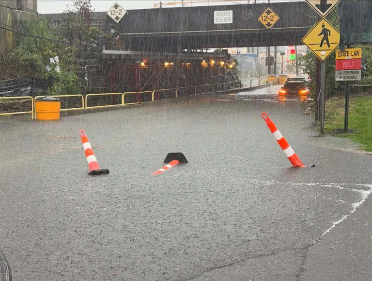 Flash flooding caused road closures, travel hazards across Fairfield County