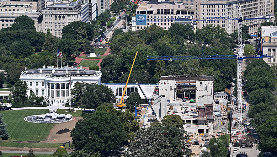 Trump’s White House ballroom rises fast after Supreme Court lets ...