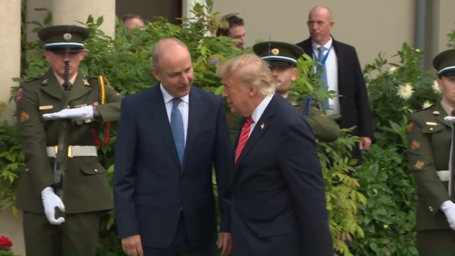 Trump visits Ireland for Irish Open, talks unity during trip