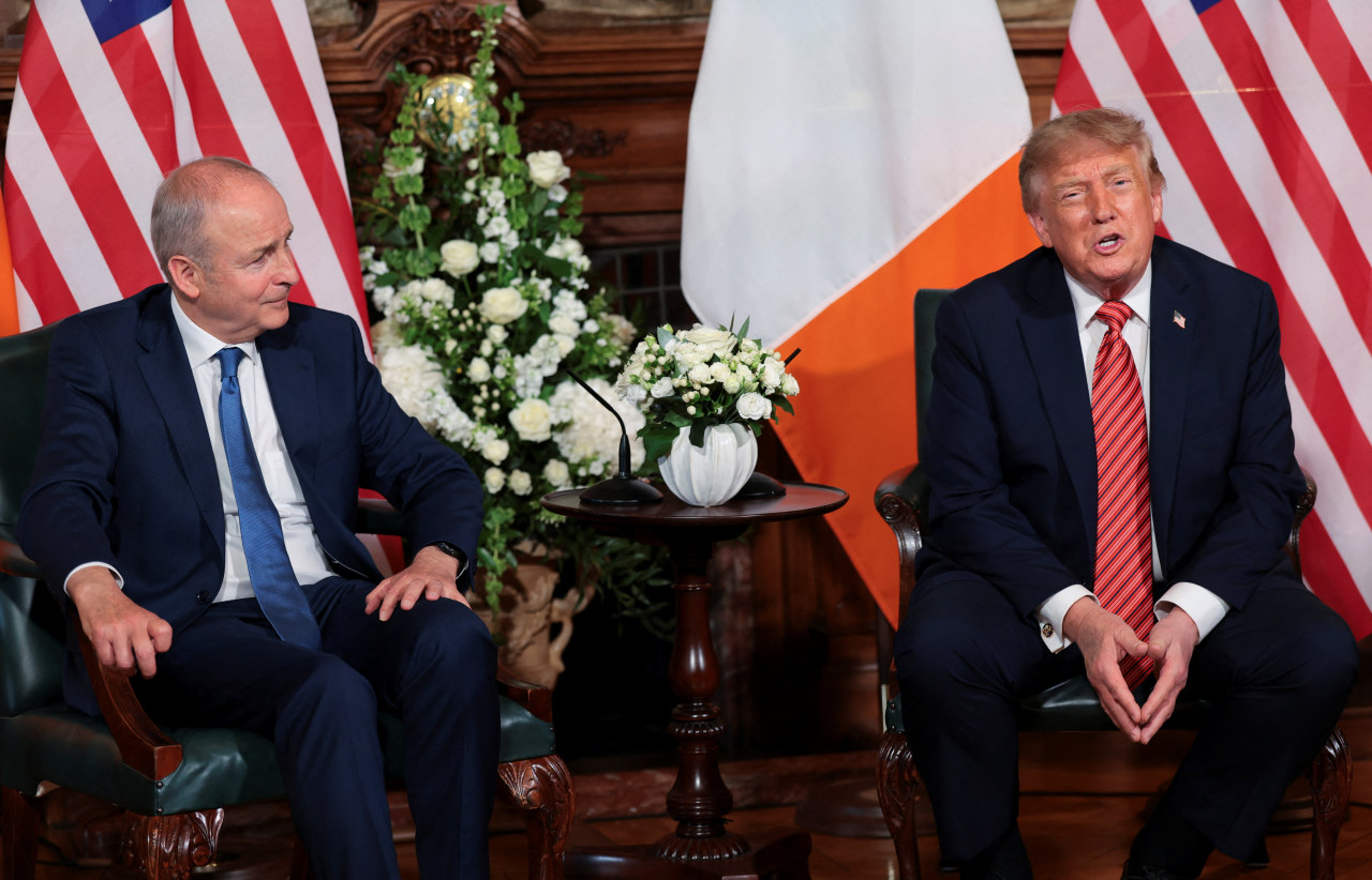 For Trump, a golf trip to Ireland tees up a reunification controversy