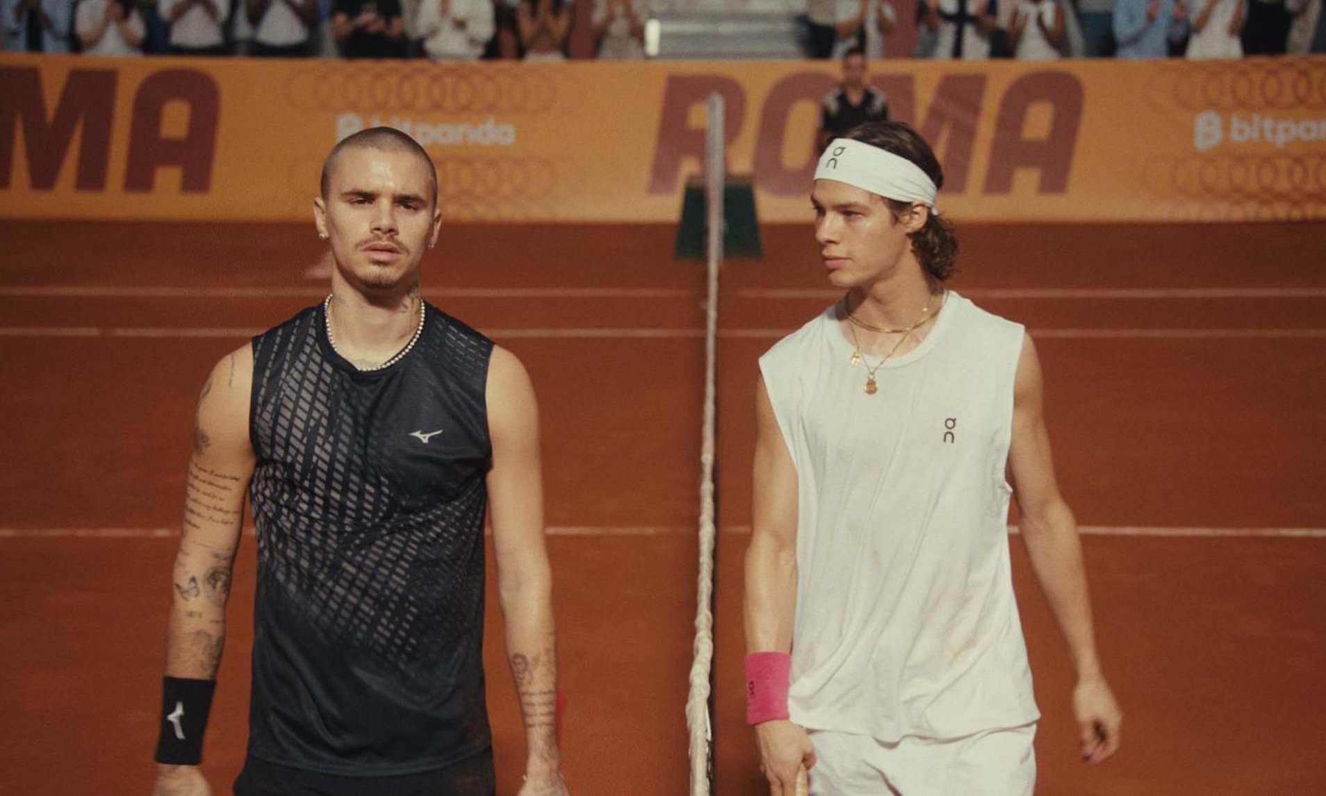 Romeo Beckham's queer tennis romance film shares new look at his character