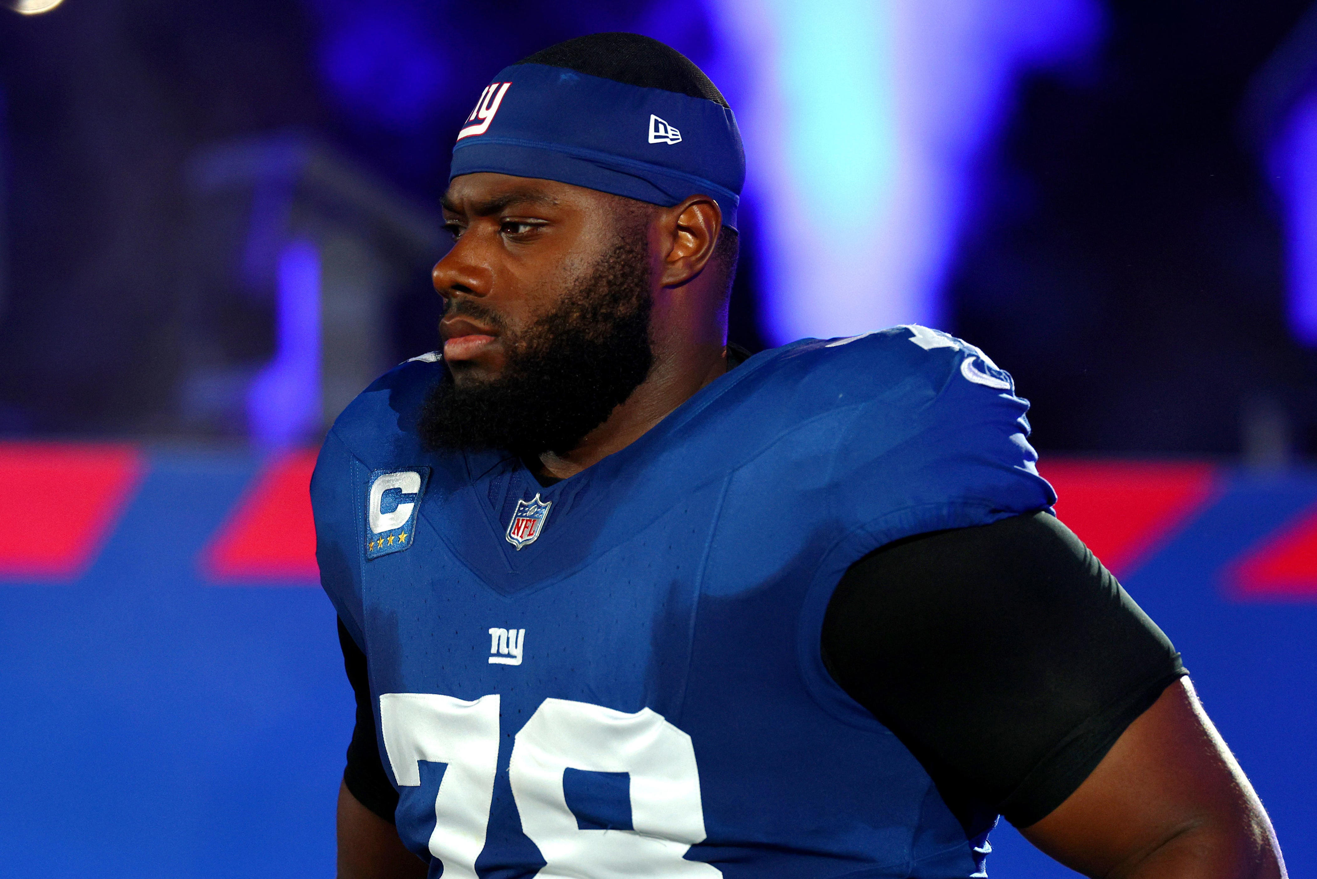 Giants' Andrew Thomas puzzled by benching after clearing concussion ...