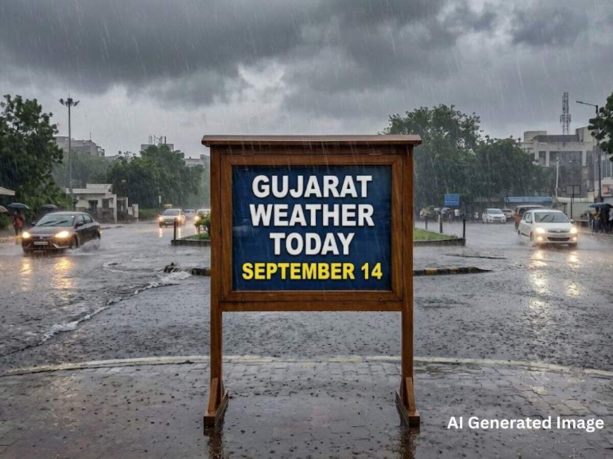 Gujarat weather today, September 14: IMD issues red alert in South ...