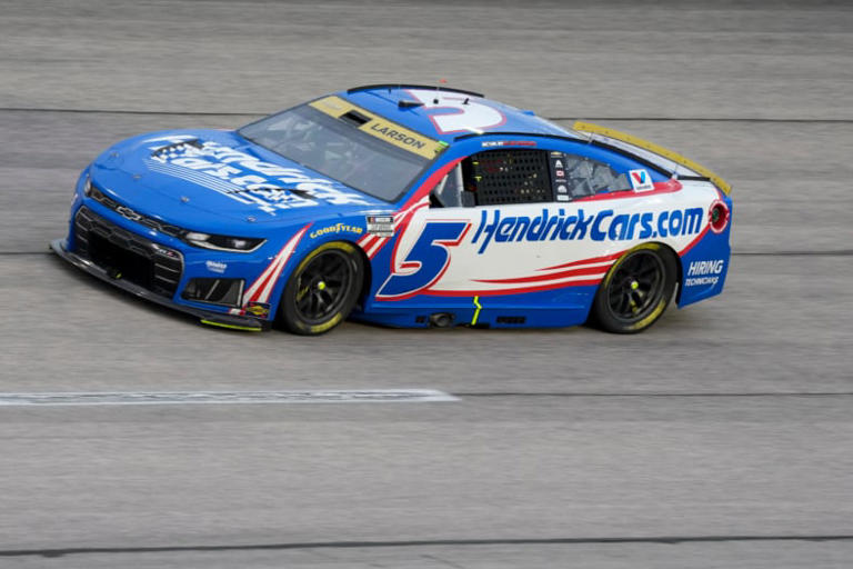 NASCAR results today: Kyle Larson wins Enjoy Illinois 300, NASCAR stage ...