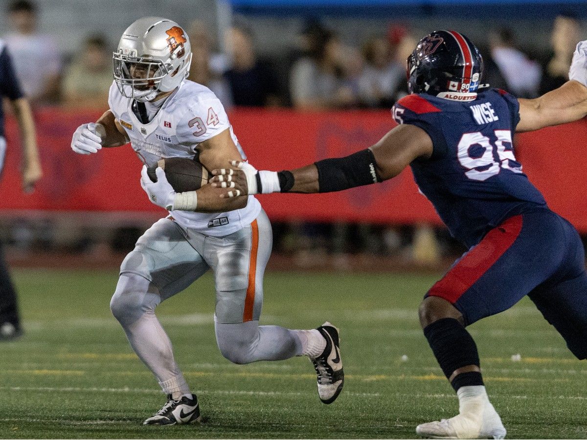 Zander Horvath's trio of touchdowns has BC Lions running back closing ...