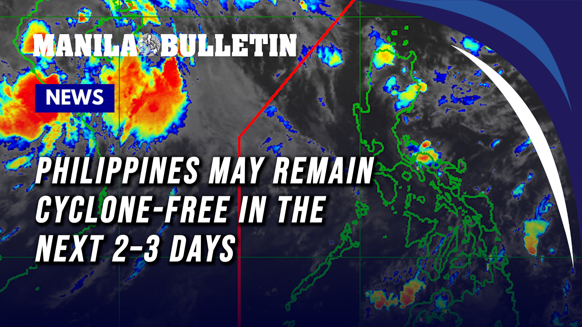 Philippines may remain cyclone-free in the next 2–3 days