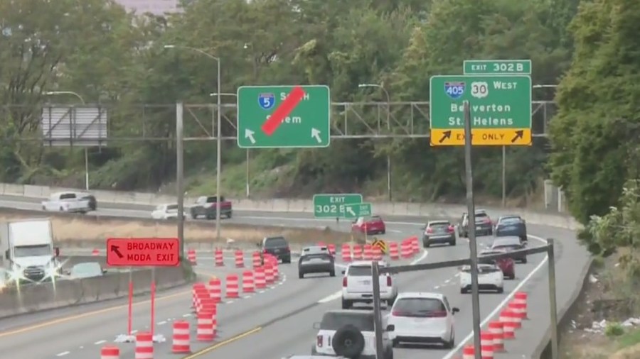 ‘Cars are all backed up': Portland area braces for first Monday morning commute since I-5 SB closure