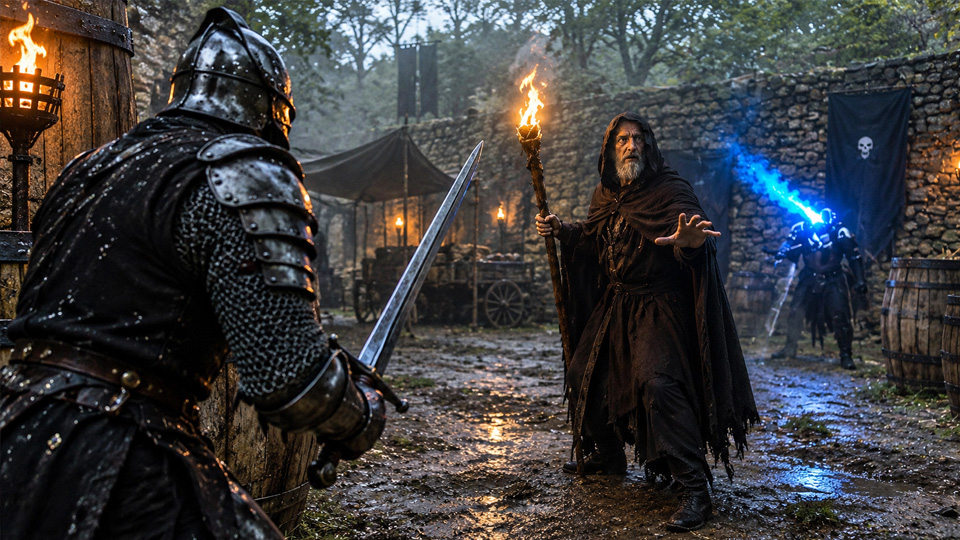 Medieval combat brings King of Avalon to life