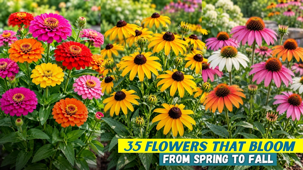 The best flowers for continuous color throughout the garden