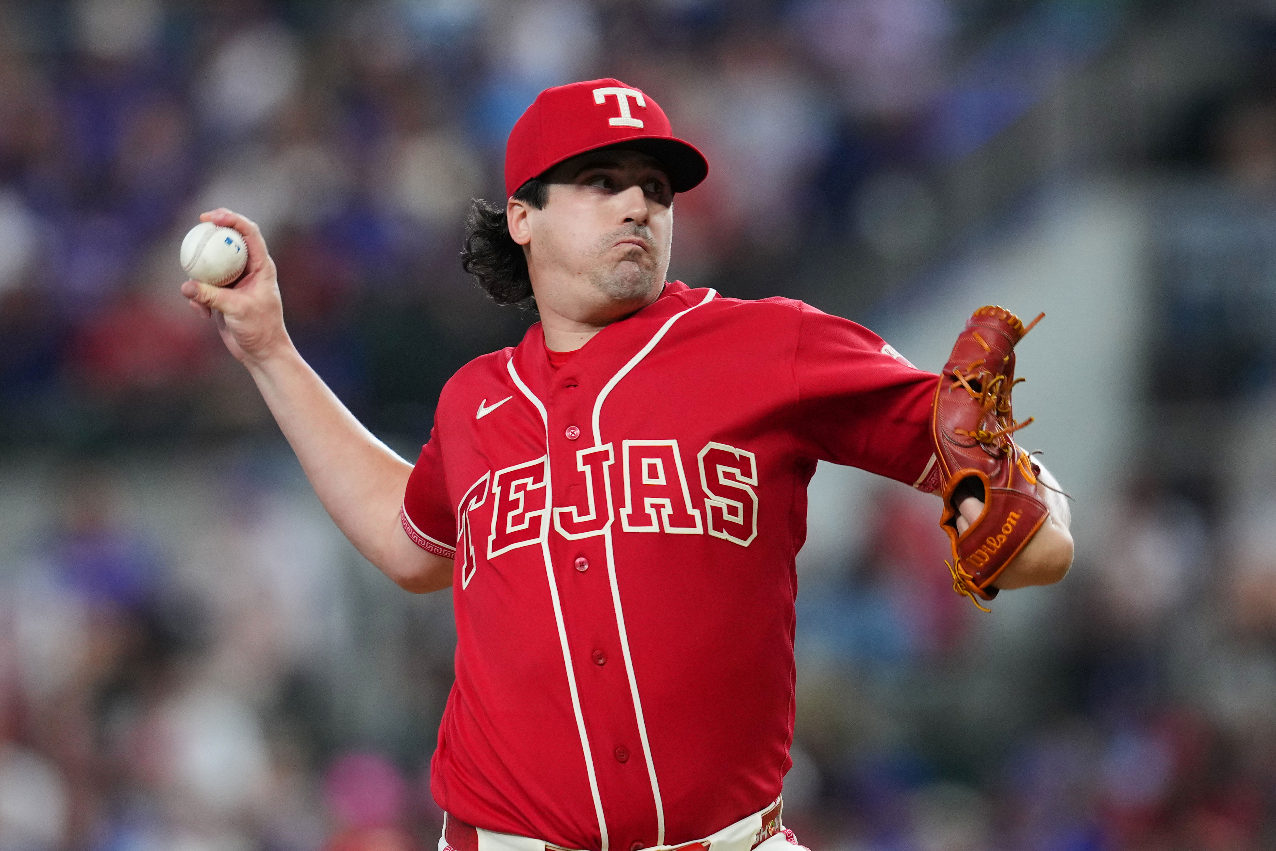 Rangers starter Cal Quantrill leaves after throwing 12 pitches because ...