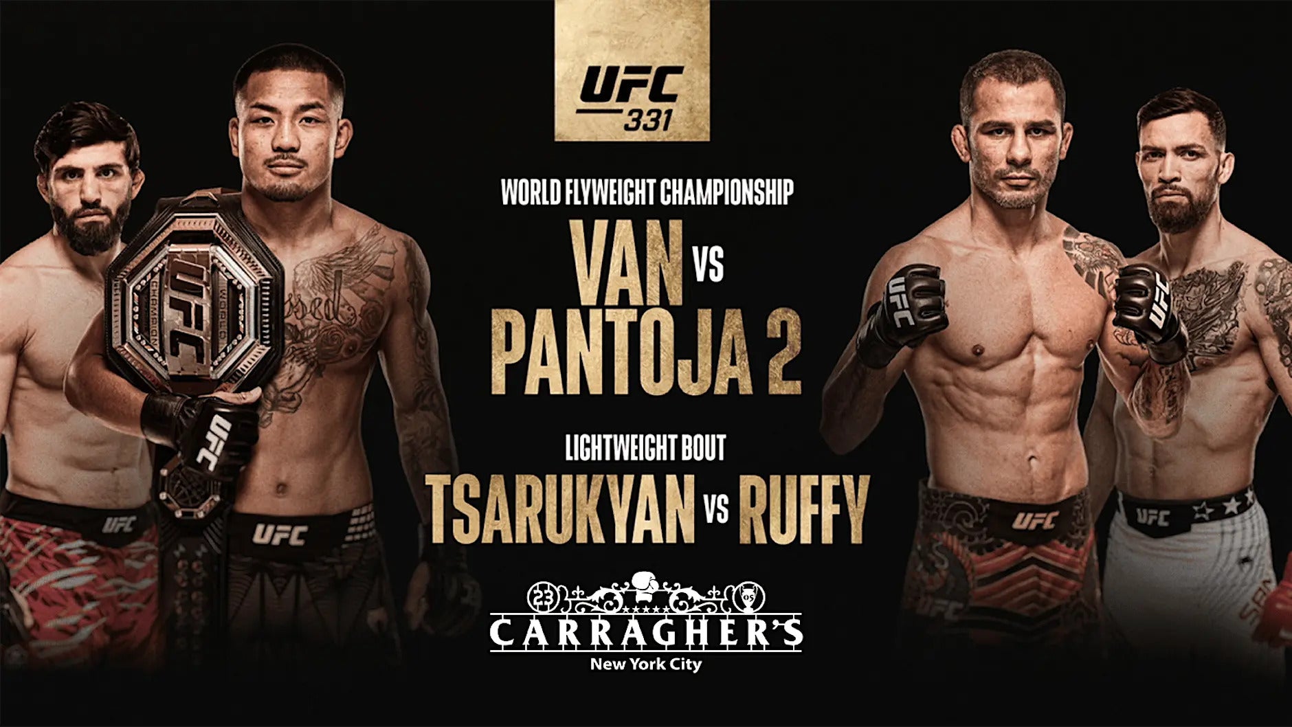 Alexandre Pantoja and Joshua Van match up again for UFC 331