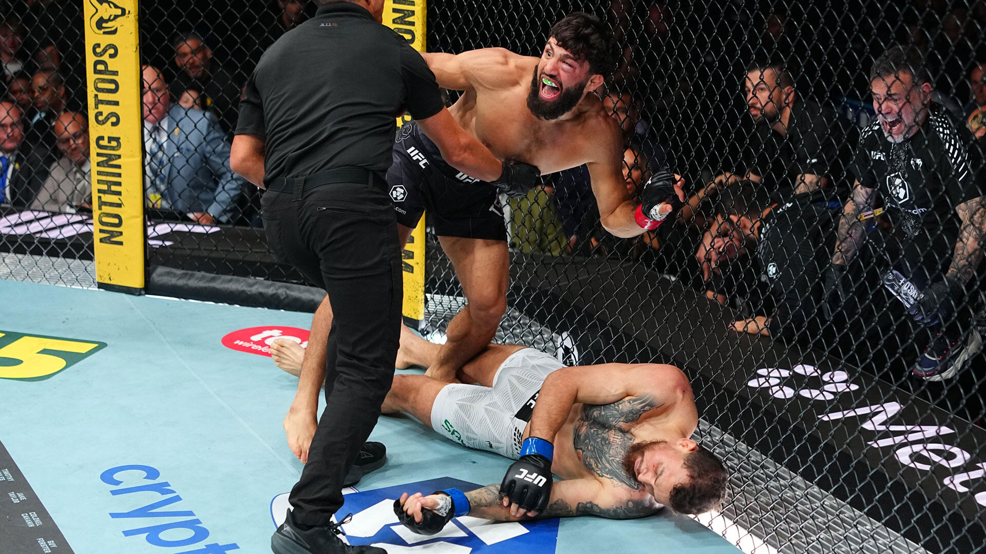 UFC 331 results: Arman Tsarukyan scores brutal knockout of Mauricio ...