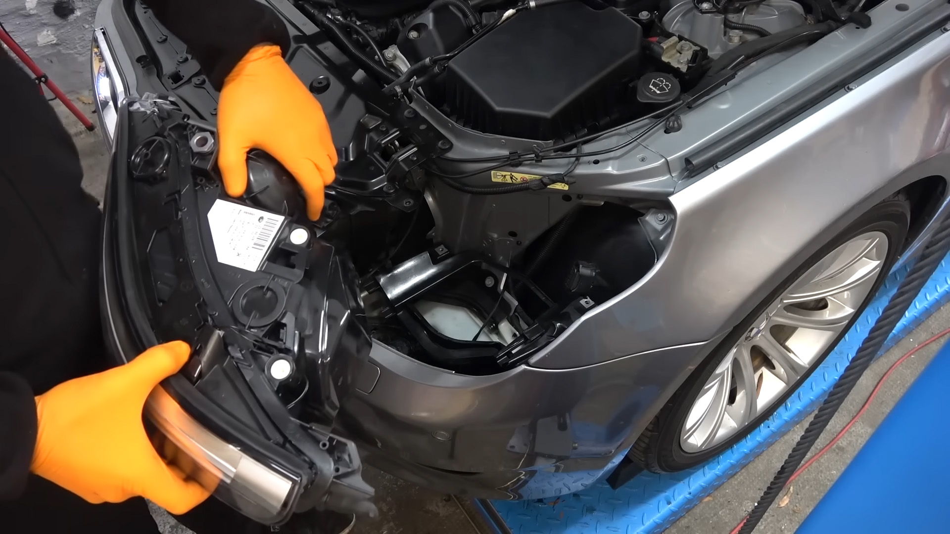 Upgrading LCI headlights and suspension on BMW E60 sedan