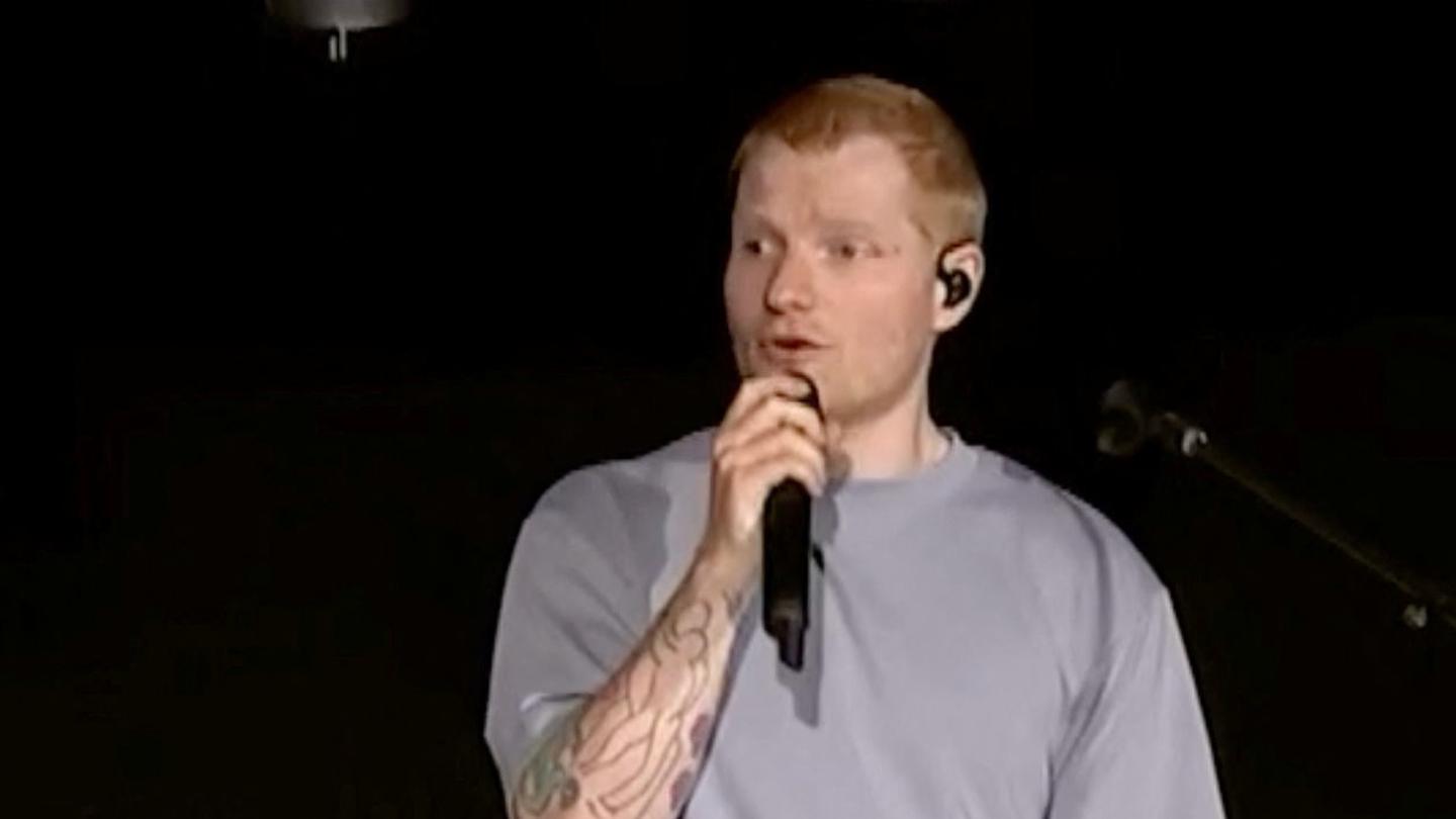 Nahostkonflikt: Ed Sheeran verurteilt das Hamas-Massaker und Israels ...