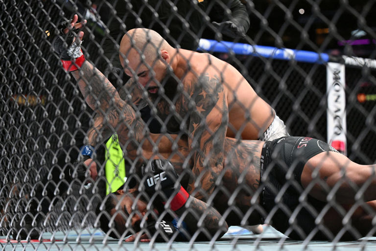 UFC 331 results: All-time shocker as Sean Sharaf KOs Gable Steveson in ...