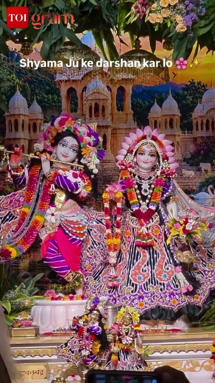 Divine moments from Radha Ashtami celebrations at ISKCON Pune