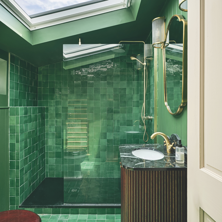Sophie Habboo and Jamie Lang have mixed two timeless bathroom tiles for ...