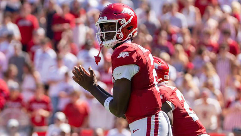 Arkansas Razorbacks release official week 4 depth chart for Tulsa