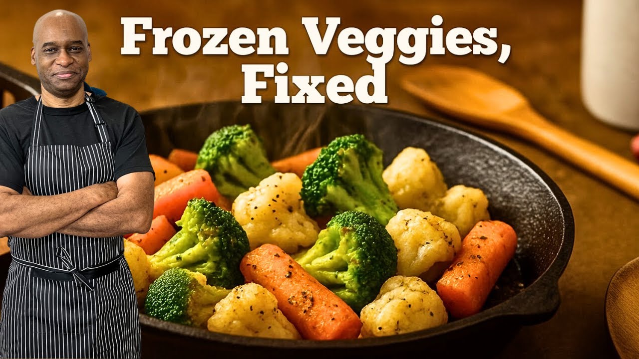 Frozen vegetables can taste better than fresh with this cooking method