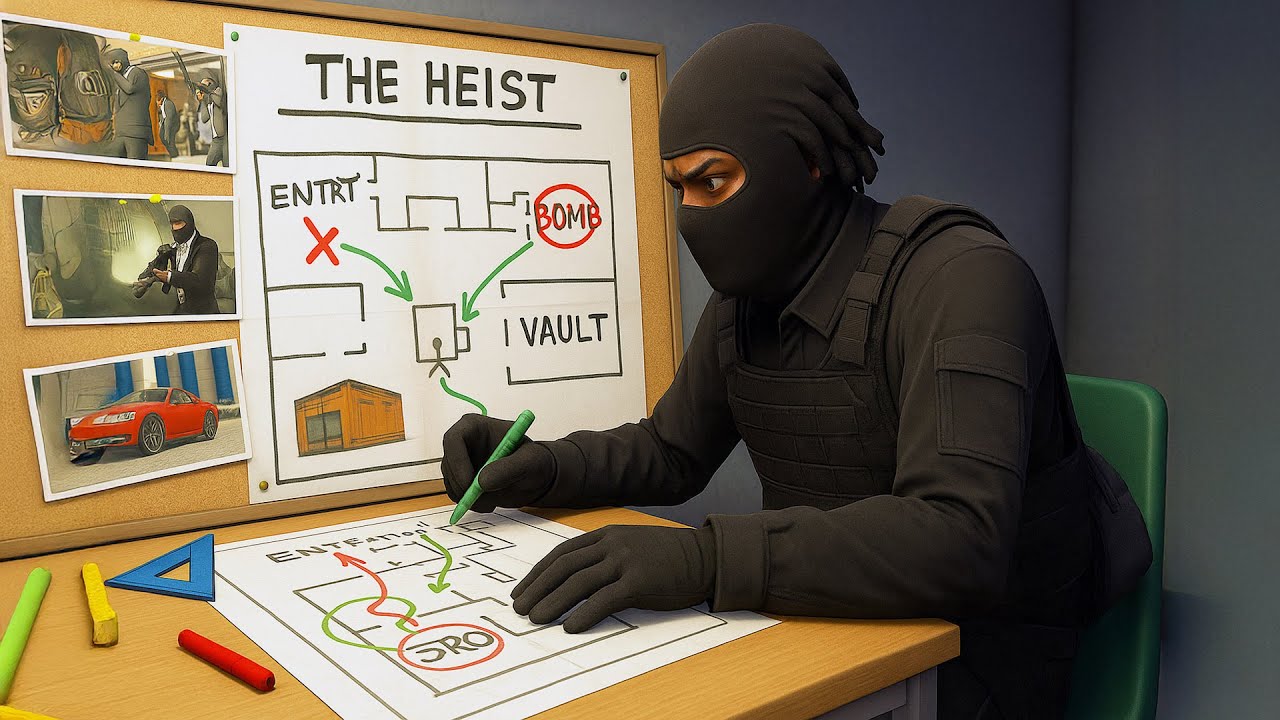 Create your own heist in GTA 5 online! | GTA 5 thug life #590