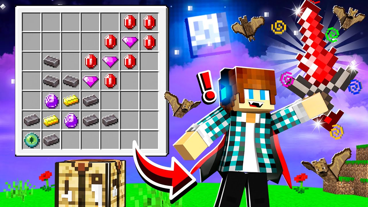 A espada mais forte do Minecraft! - Vampiro vs lobisomem #35