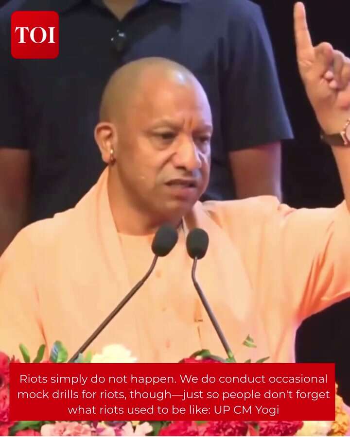 Yogi Adityanath says “riots simply do not happen” in UP