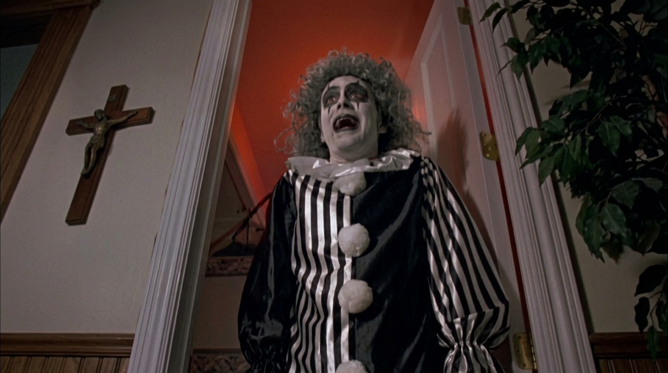 Scare tactics: Alyssa Shafer in “Clown Syndrome”