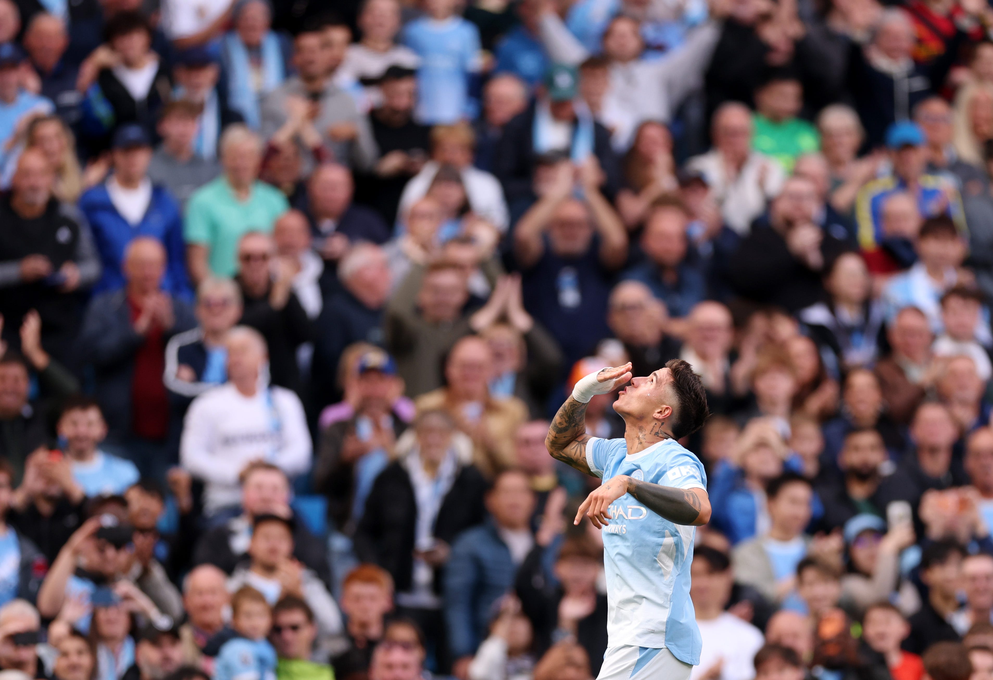 Enzo Fernandez scores first Man City goal with brilliantly disguised ...