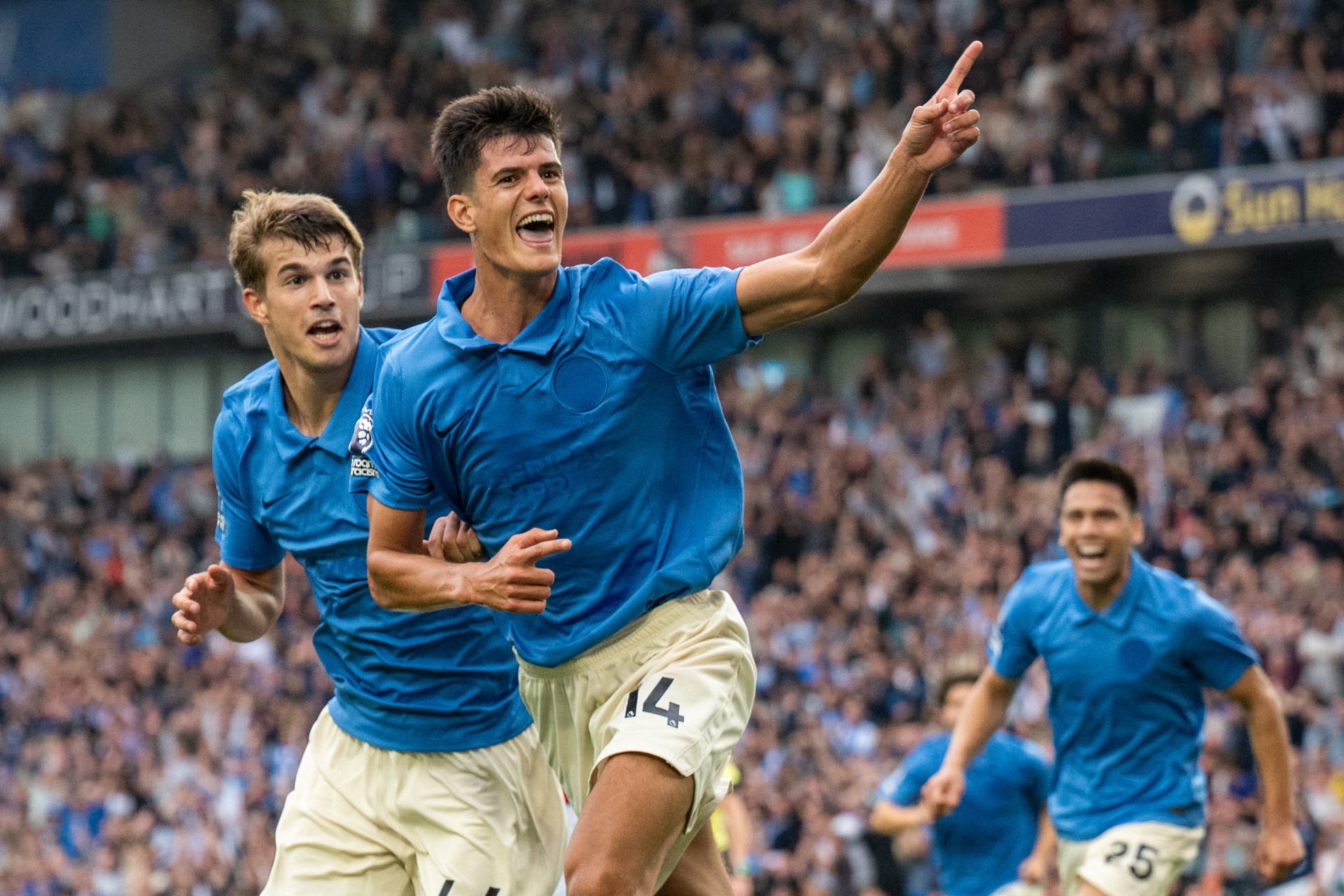 El Brighton arrolló al Arsenal en el estadio Amex (Foto: Getty)