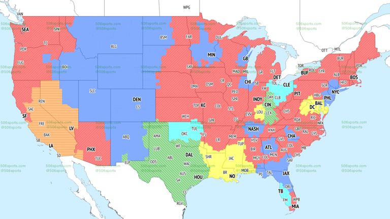 Which games are Fox, CBS broadcasting? NFL Week 2 coverage maps
