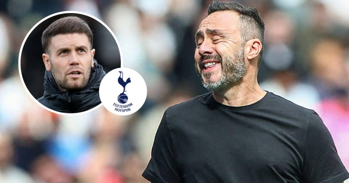 El destacado técnico de la Premier League toma una decisión sobre el reemplazo de De Zerbi en el Tottenham a pesar de la admisión de Romano.