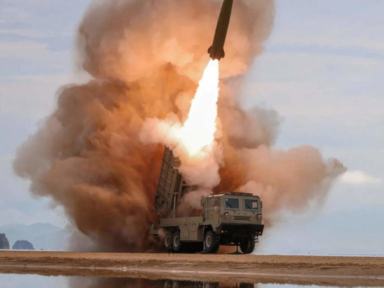 Japan scrambles into alert mode after North Korea fires suspected ballistic missile into East Sea