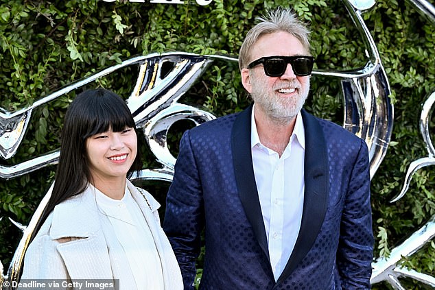 Nicolas Cage, 62, looks unrecognizable with full gray hair and beard ...