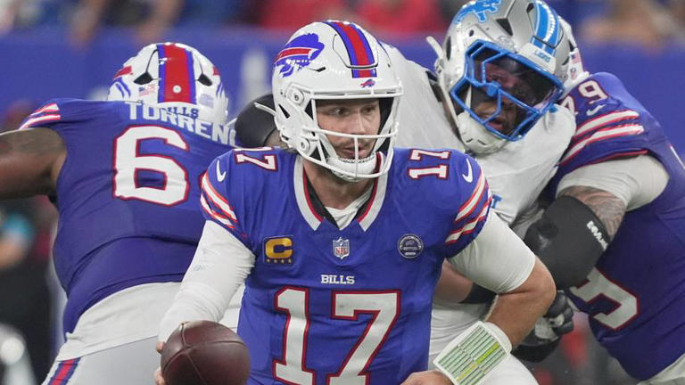 Josh Allen set himself apart with big performance against Lions